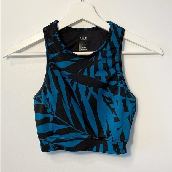 K-DEER Athletic Work Out Crop Top - Picture 8 of 8